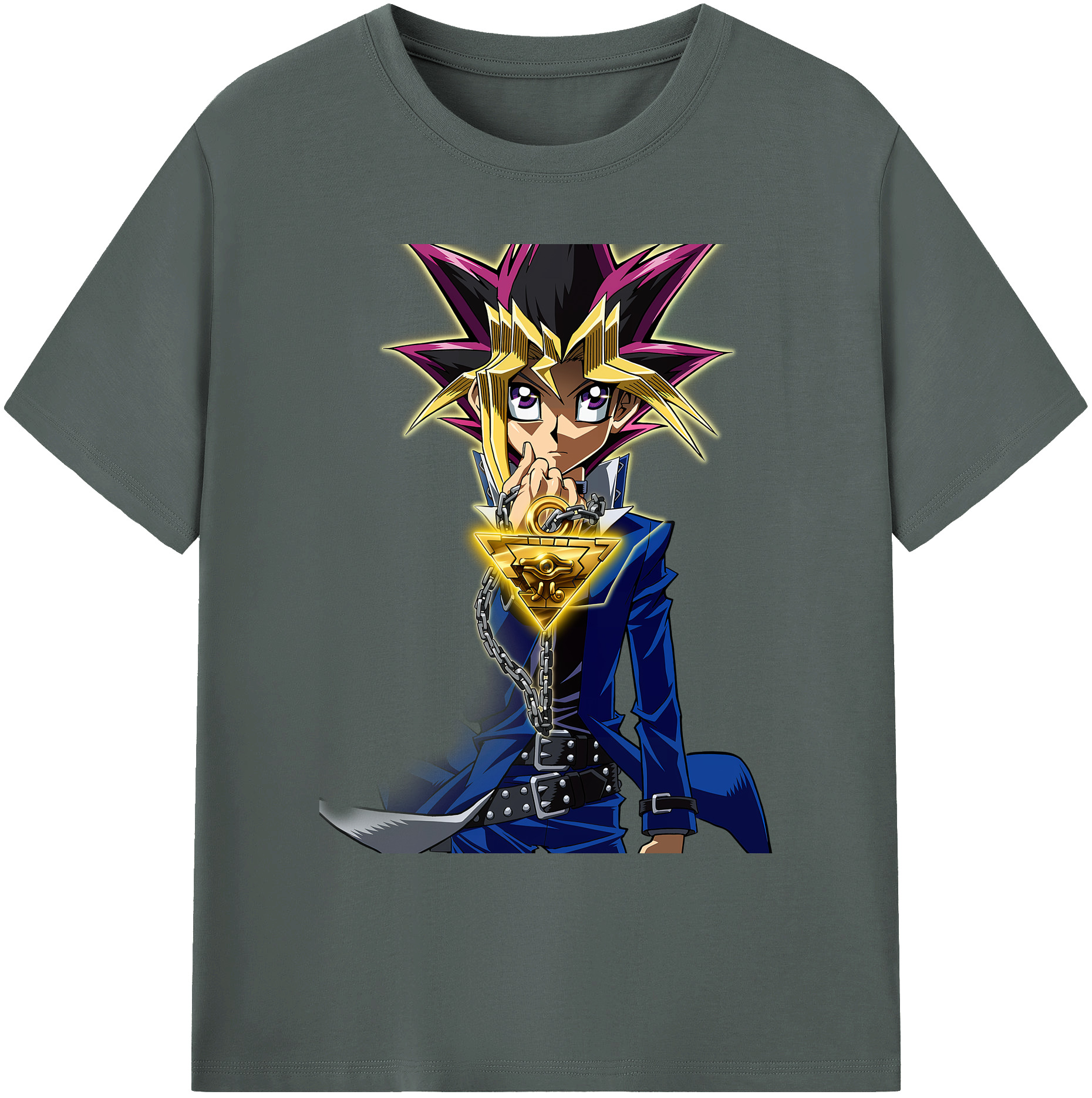 （画像用） 遊☆戯☆王 Yu-Gi-Oh! 綿100％ メンズ半袖Tシャツ｜肌触りやわらか＆通気性